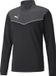PUMA IndividualRISE 1/4 Zip Top Sporttrui Heren Zwart/Grijs Maat S