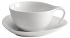 DUKA - Tasse à café, tasse en porcelaine, mug à café - Collection Time DUKA. Tasse à espresso de 60 ml, en porcelaine blanche avec soucoupe