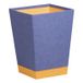 Rhodia 318828C Poubelle Carré Similicuir Bleu, Orange