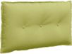 vidaXL Coussin de dossier Vert clair 80 x 19 x 50 cm Tissu