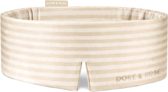 Dore & Rose Nº 94 La Lumiére du Matin - Slaapmasker - Oogmasker - Zijden Slaapmasker Voor Mannen en Vrouwen - Deep Sleep Mask - Eye Mask - Verduisterend - Wallen - Geel