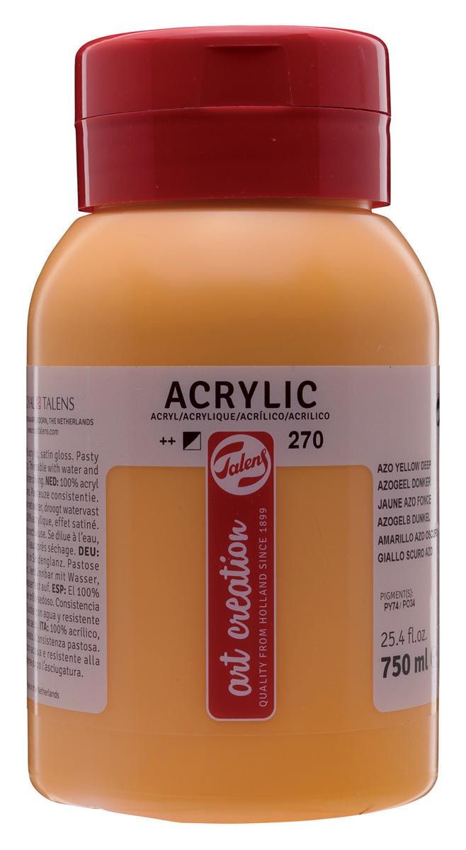 Talens Art Creation Acrylverf - Donker Azogeel - 750 ml