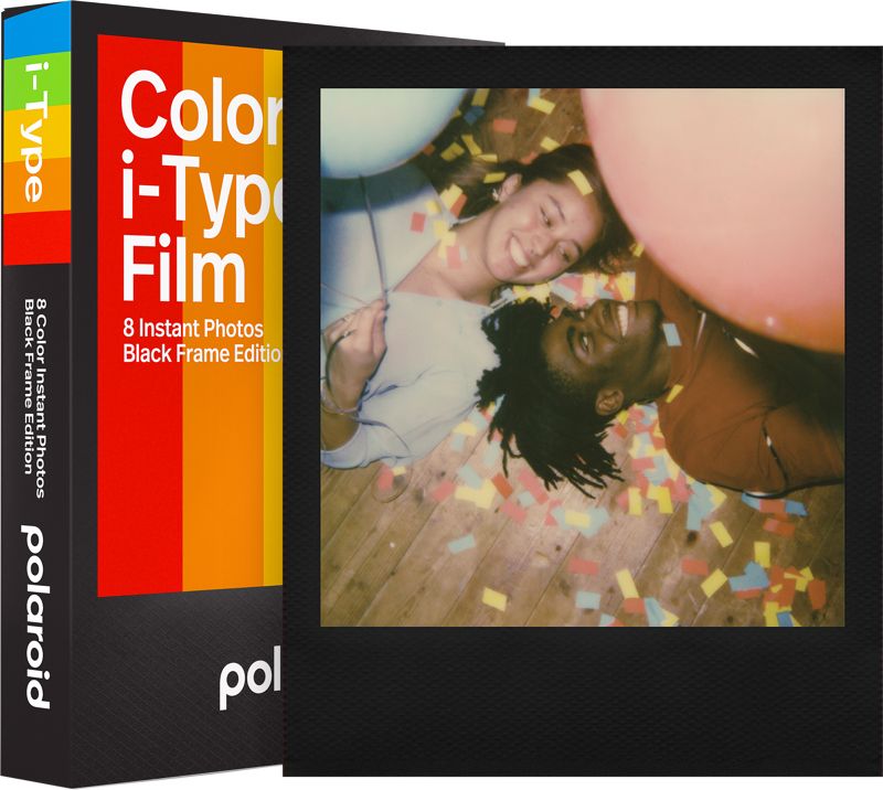 Polaroid Color i-Type Instant Film - Black Frame - 8 Photos