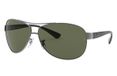 Ray-Ban RB3386 Piloot Zonnebril Unisex Zwart Metaal Gepolariseerde Lens Groen M/L