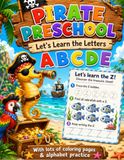 Pirate Preschool: Learn the Alphabet — Letter Tracing & Handwriting Practice · Fun Pirate Workbook for Kids Ages 4+