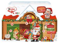 Maison de calendrier de l'Avent - Deux motifs - 1 emballage - 234 g - Calendrier de l'Avent 3D