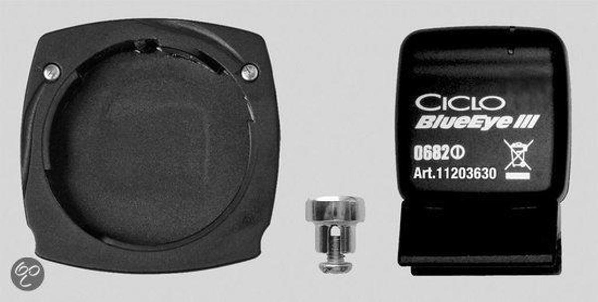 Ciclosport CM 8.x - Stuurhouder + Zenderset - Fietscomputer - Draadloos - Zwart