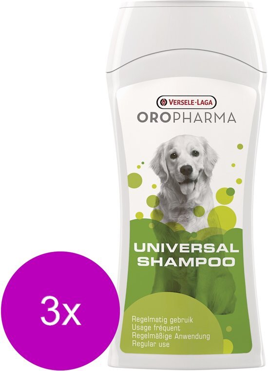 Versele-Laga Oropharma Universal Shampoo - Hondenvachtverzorging - 3 x 250 ml