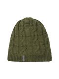 SEALSKINZ Blakeney waterdichte kabelgebreide beanie muts voor koud weer, olijfgroen, S/M