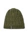 SEALSKINZ Blakeney waterdichte kabelgebreide beanie muts voor koud weer, olijfgroen, S/M