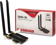 Inter-Tech DMG-36 - 5400 Mbps - Wi-Fi 6 (802.11ax) - Dual-band - Bluetooth
