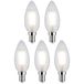 Paulmann 29096 LED-lamp Energielabel F (A - G) E14 Kaars 4.8 W Neutraalwit (Ø x h) 35 mm x 98 mm 5 stuk(s)