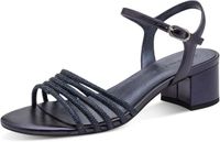 Tamaris Dames Platte Sandalen 1-28248-44 Blauw
