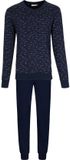 Pastunette Northern Nights Pyjama Lange Mouw Katoen Blauw Gestreept Heren XXL
