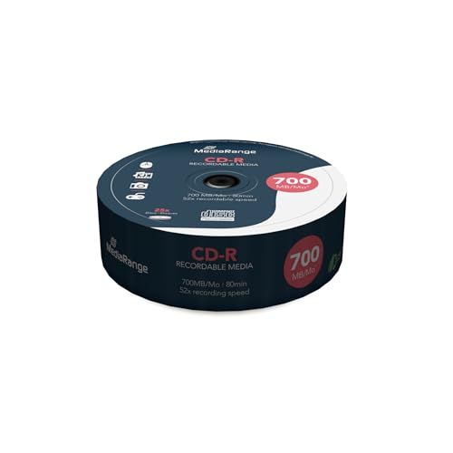 MediaRange MR201 CD-R 700MB 25 stuks (s) blank CD