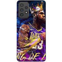 Maniacase Coque Pour Samsung Galaxy A72 Lebron James Ling Lakers