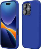kwmobile telefoonhoesje geschikt voor Apple iPhone 16 Pro Max - Hoesje met siliconen coating - Smartphone case in Baltisch blauw