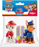 Dekora Paw Patrol Cake Topper pk/2 & Candles pk/10