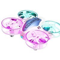 Mini Ufo Drone met Led Licht Model: Y3 Levensduur batterij: 6 Min Oranje