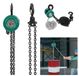 Tire-chaîne, capacité de levage 2 tonnes, hauteur maximale 3 mètres, vert