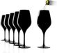 Stölzle Rodewijnglas - Glas - Zwart - 350 ml - Set van 6