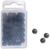 Black Cat Hard Bead, zwart, 8 mm, 50 stuks