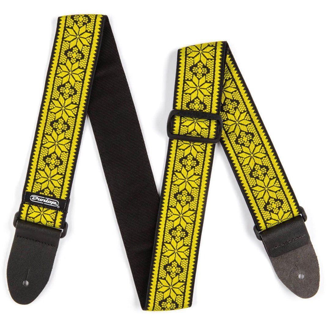 Dunlop D6702YE Jacquard Fillmore Yellow Strap Gitaarband
