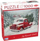 Tactic Puzzle Lovers Christmas Tree Truck 1000 pcs Jigsaw Puzzle