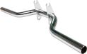 Simson Support de repose-pieds, tube de fixation chromé pour S50, S51, S53, S70, S83