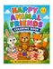 Happy Animal Friends Coloring Book: 30 Cute and Easy Animal Coloring Pages for Little Artists