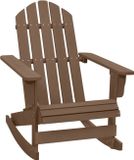 vidaXL Tuinschommelstoel Hout Bruin