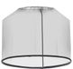 Outsunny Parasol anti-moustiques - Polyester - 300x300x230cm - Noir