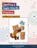 Spelling & Sight Words Practice: Grades 1-3, Ages 6-9