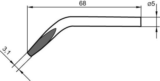 Ersa Soldeerstift beitelvormigafgeb. nr.0032JD - 4003008052749