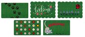 Linoleum Gomma Zanaga S.r.l. Deurmat met graseffect, gevlokt, 40 x 70 cm