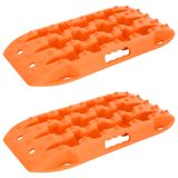 vidaXL Traction Board 2 pcs Orange 57.5x30.5x5.5 cm Reinforced Nylon