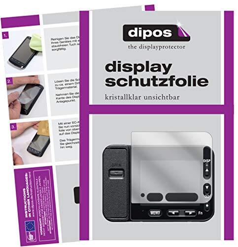 dipos I Beschermfolie, helder, compatibel met Sony DSC-RX0M2, folie, displaybeschermfolie