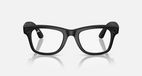 Ray-Ban Meta Wayfarer - Large Glasses - Clear to G15 Green Transitions - Matte Black