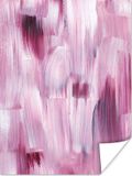 PosterMonkey Poster Kleuren - Verf - Schilderij - Roze - 60x80 cm