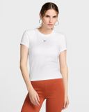 Nike Sportswear Chill Knit Women's T-shirt - Wit, Zwart - S