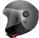 Acerbis Brezza Metallic, casque ouvert, Gris Foncé Mat, M
