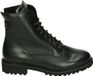 Durea 9769 K - Hoge sneakers Veterboots Dames veterschoenen Dames sneakers Half-hoge schoenen - Kleur: Noir - Maat: 40