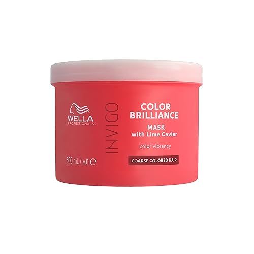 Wella Professionals Invigo Color Brilliance Mask Gekleurd & Dik Haar – Kleurprotectie haarmasker voor dik en gekleurd haar – 500ml