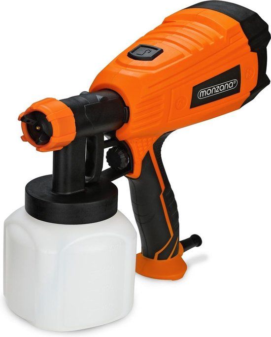 Monzana Elektrische Verfspuit 500W 0.8L Oranje