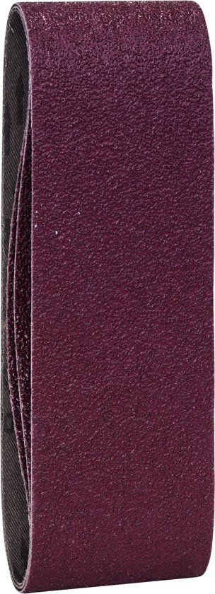 Bosch 3-delige schuurbandenset voor bandschuurmachines - Rood - Kwaliteit 40 - Ongeperforeerd