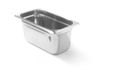 HENDI Gastronorm container, temperatuurbestendig van -40° tot 300°C, stapelbaar, geschikt voor ovens, bain marie en vriezers, chafing dishes, 5.7L, GN 1/3, 325x176x(H)150mm, roestvast staal