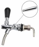 Robinet à bière - Robinet de fût - Filetage G 1,59 cm - Acier inoxydable - Pour le brassage amateur - Pour fûts de bière