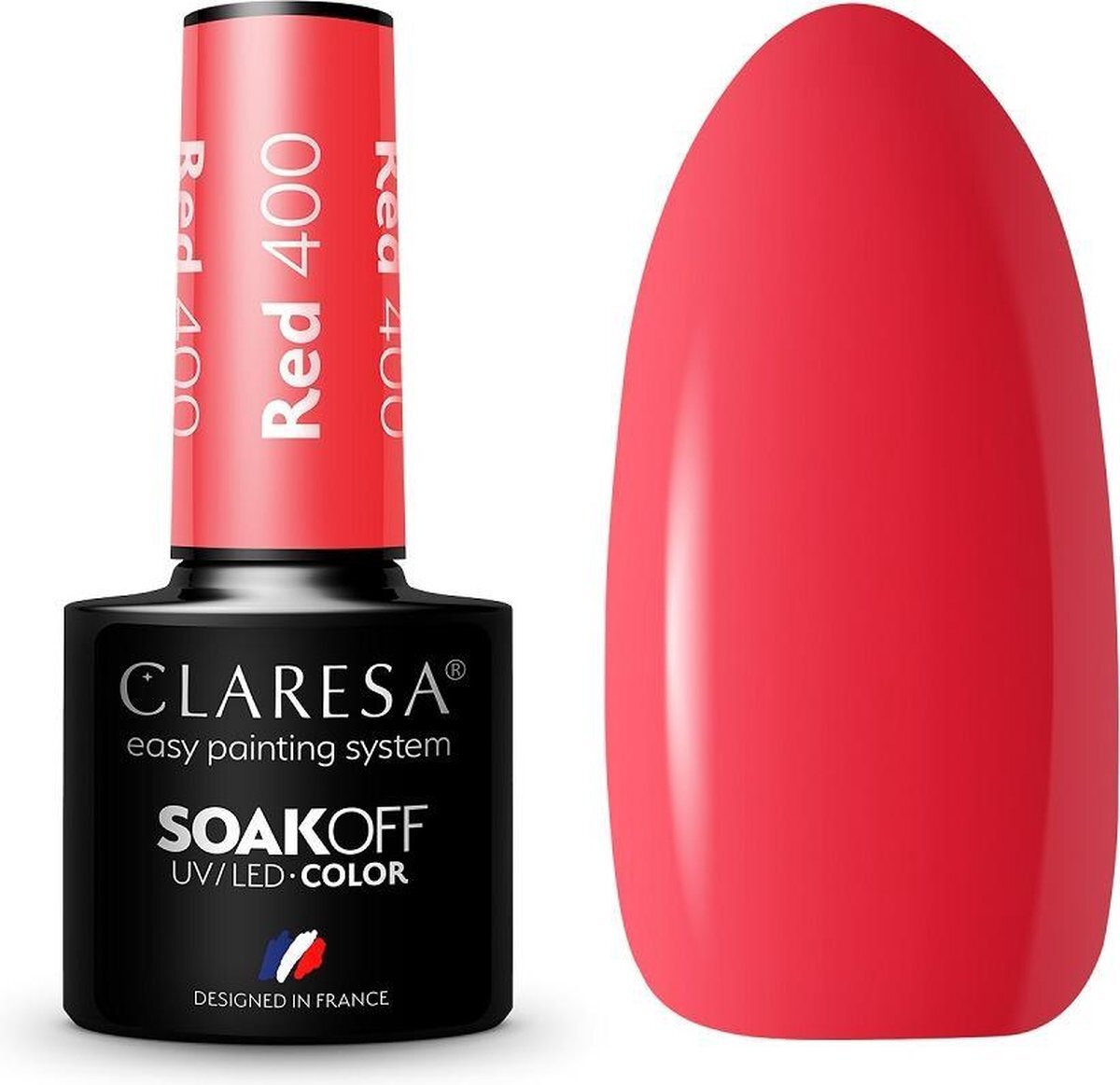 Claresa Soak Off UV/LED Rode Hybride Vernis 400 5g