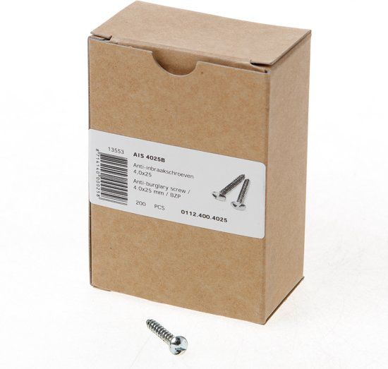 DX Dulimex eentoersschroef bichro 4 - 8714140000272