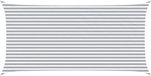 vidaXL Zonneschaduw Lichtgrijs en wit 6 x 3 m Polyester Oxford